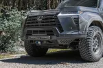 Силовой бампер передний с доп. светом и креплением под лебедку для Lexus GX 550 GX550 2024+ Лексус защитный обвес