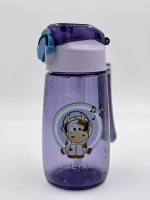 Бутылка для воды с трубочкой силиконовой 480 мл