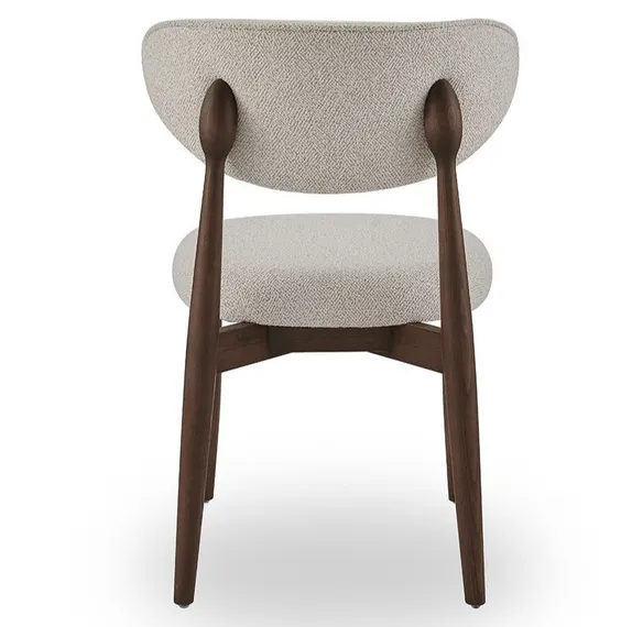 Стул Holmes 4, бежевый, ножки орех