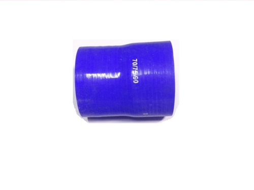 Патрубок силикон прямой с переходом d 70/75, L 90 мм, 4 нити, стенка 5 мм (CARUM)