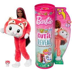 Barbie Cutie Reveal - Рыжая кукла Barbie Cat-Panda + питомец HRK23 / артикул   HRK22 HRK23  / GTIN 194735178711