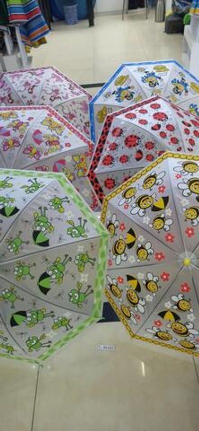 Зонт 6 микс рисунков, д-50 см, длина 62 см, с-30183