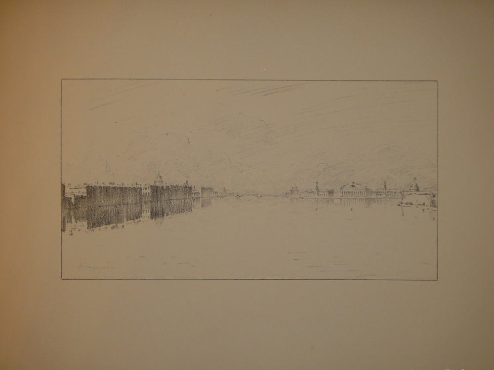 "Петербург". Автолитографии А.П.Остроумовой. 0г.