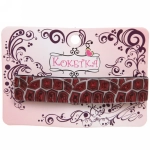 Заколка автомат «Lady Collection - Тара», прямоуг., 6 цветов, 8,5*1,5см (Кокетка)