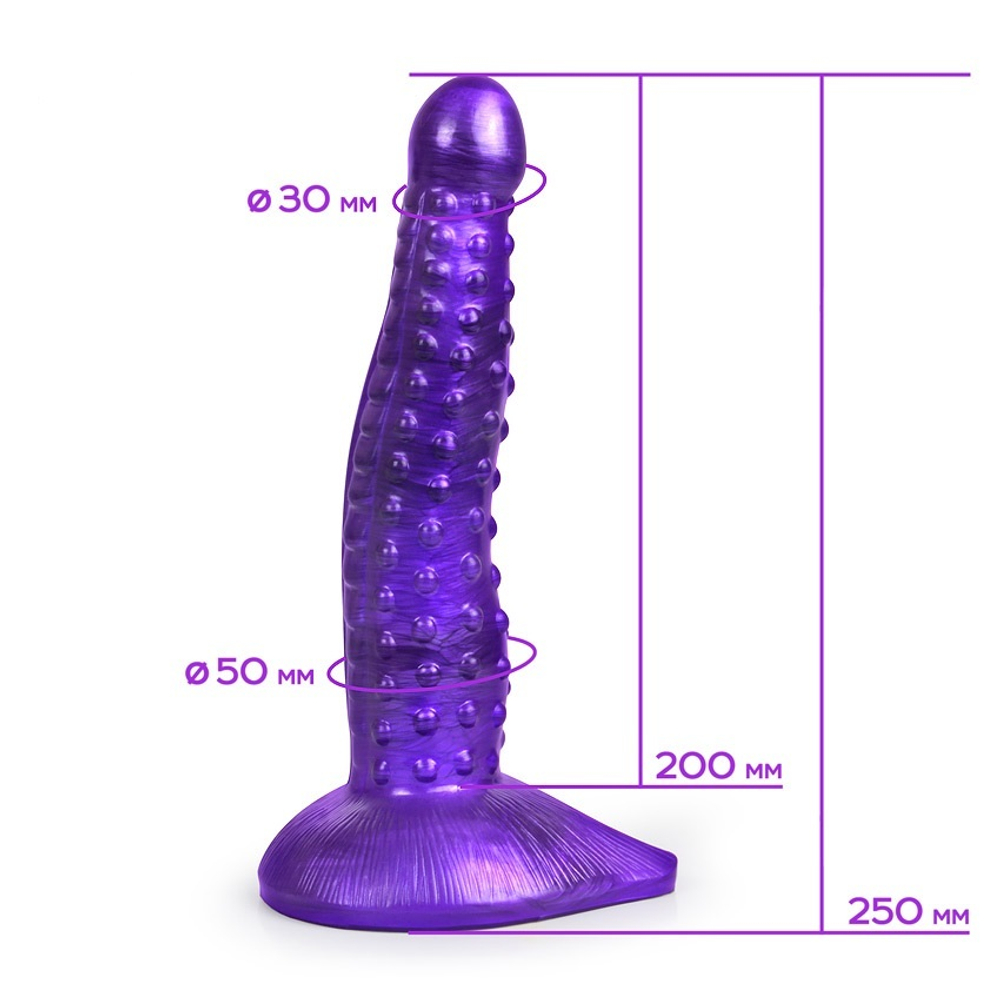 Фаллоимитатор с присоской Magic Hero фиолетовый 25 см