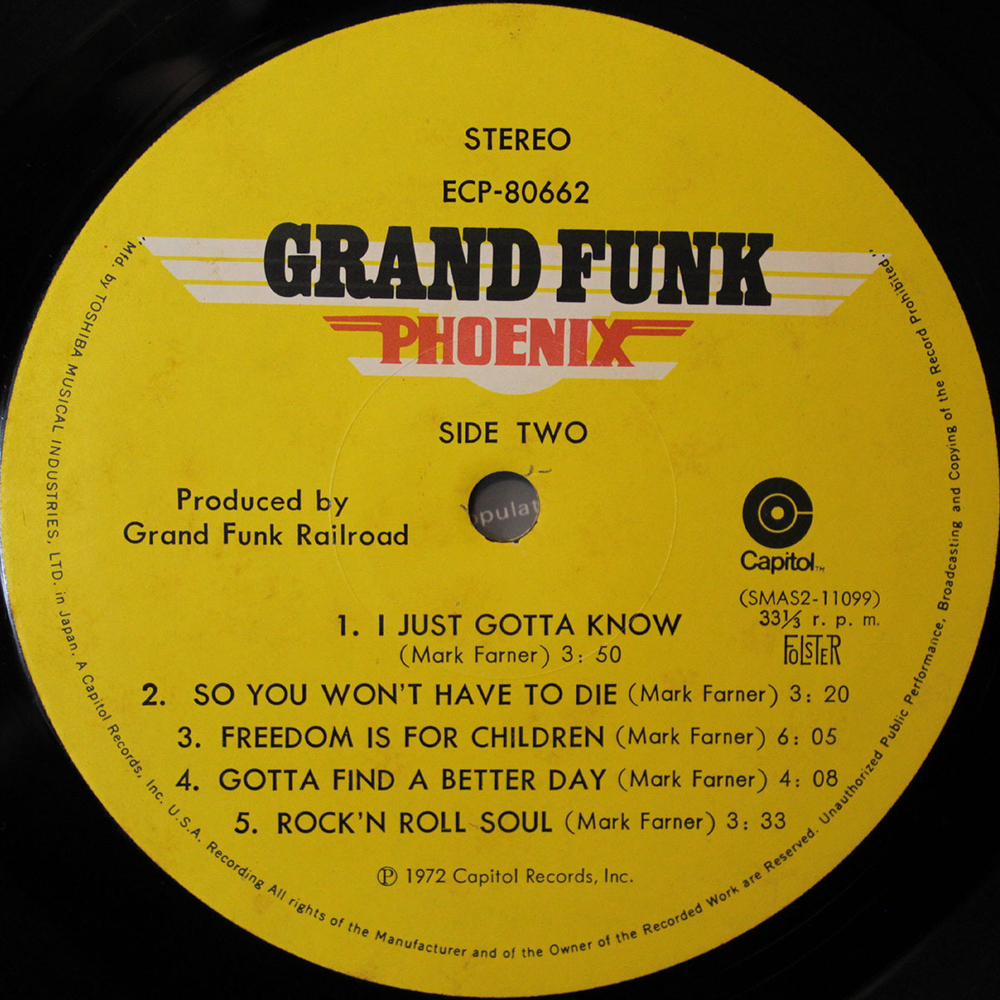 Grand Funk Railroad / Phoenix (LP)
