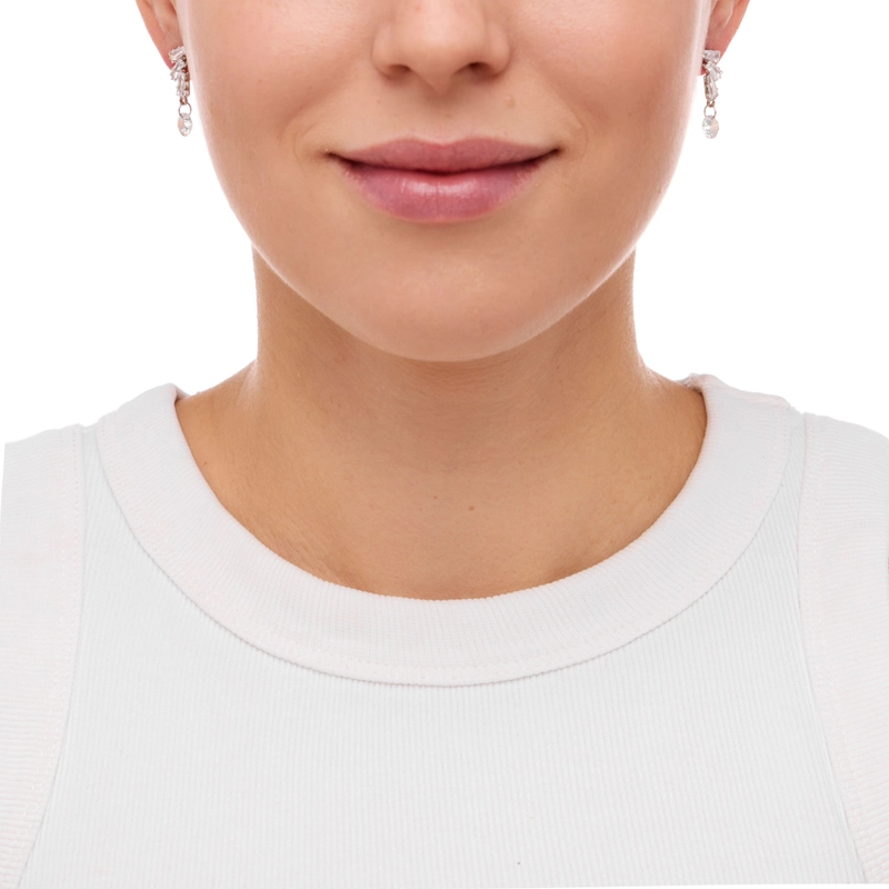 Серьги Кристалл и Багет