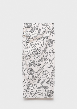 Длинная юбка с принтом и разрезом