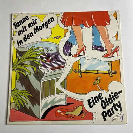 Винтажная виниловая пластинка LP City Singers, Jurgen Erbe Chor, Orchester Jo Kurzweg, Tanze Mit Mir In Den Morgen (Eine Oldie Party) (ГДР 1983)