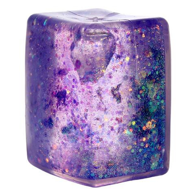 Мякиш сахар с блестками 5,5 см, 3 цвета микс, с-30527