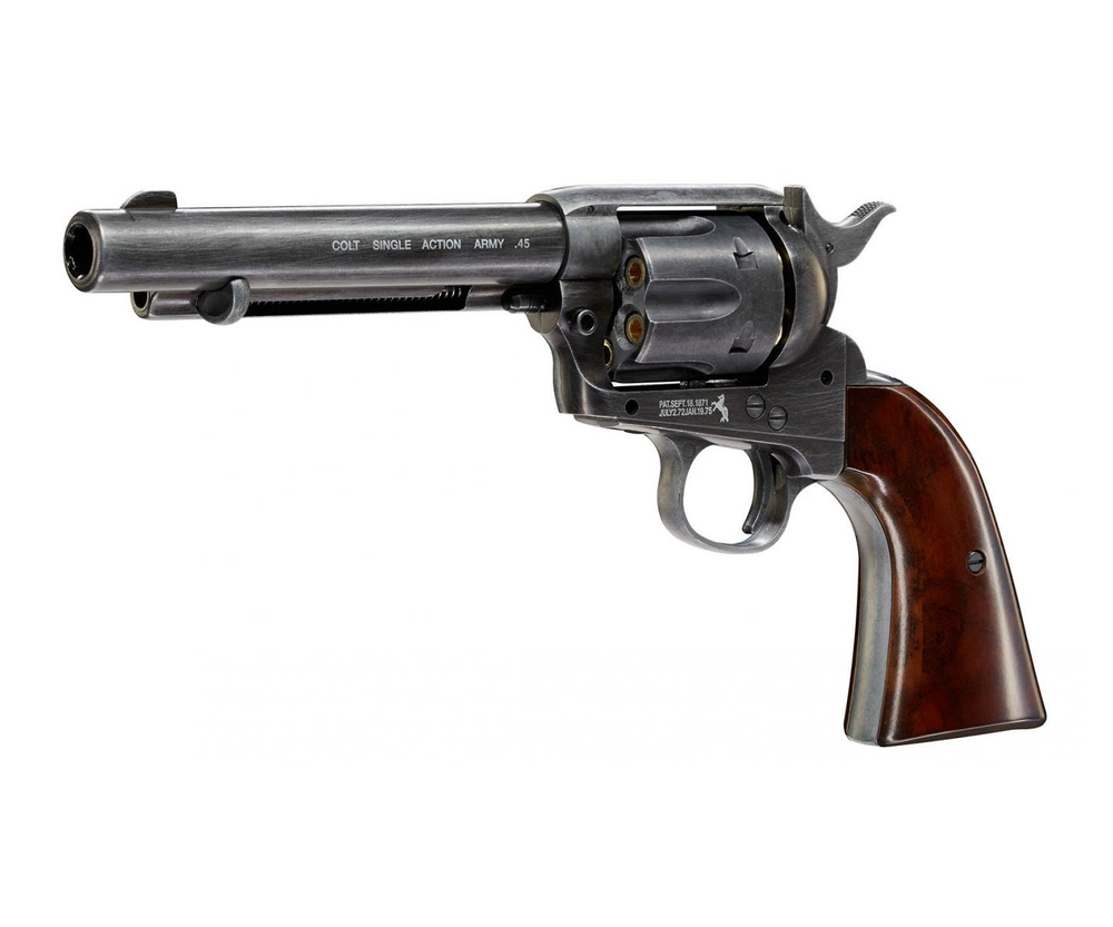 Пневматический револьвер Umarex Colt SAA.45 PELLET Antique