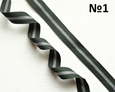 Лента декоративная с люрексом "Молния", 25мм