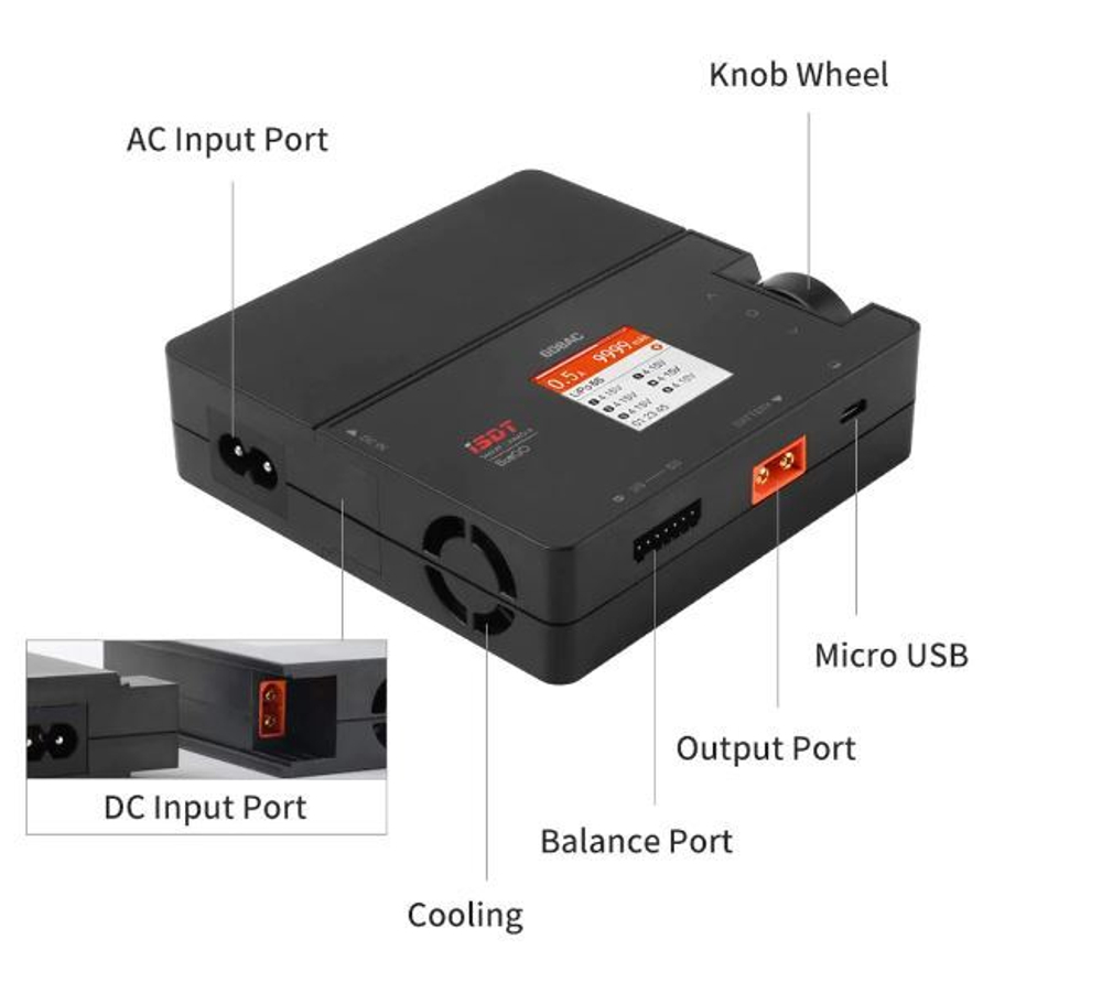 Зарядное устройство ISDT 608AC