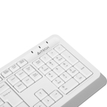 Комплект (клавиатура + мышь) A4Tech Fstyler F1010, белый/серый, USB (мембранная)
