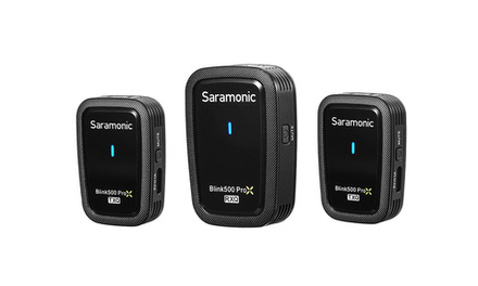 Радиосистема Saramonic Blink500 ProX Q20 TX+TX+RX приемник + 2 передатчика, разъем 3,5мм