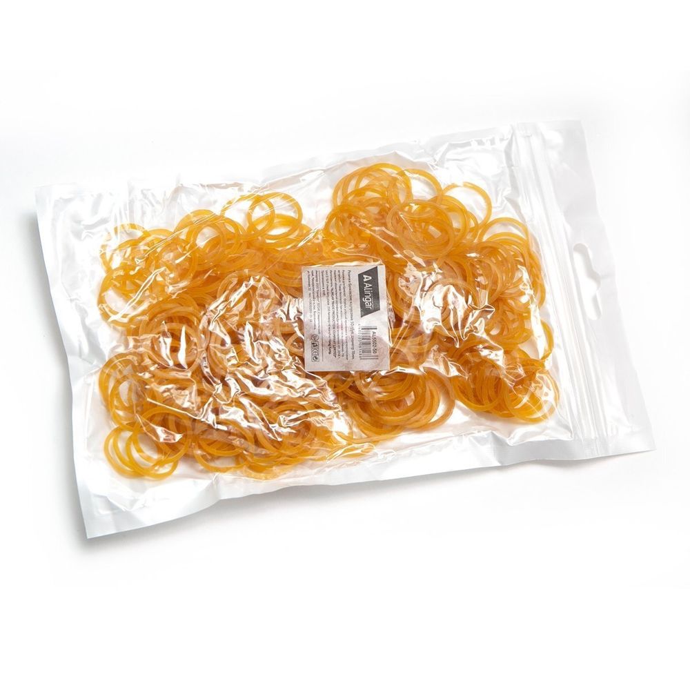 Резинки для денег банковские 18 мм, Alingar, 50 гр, каучуковые, зип - пакет, европодвес