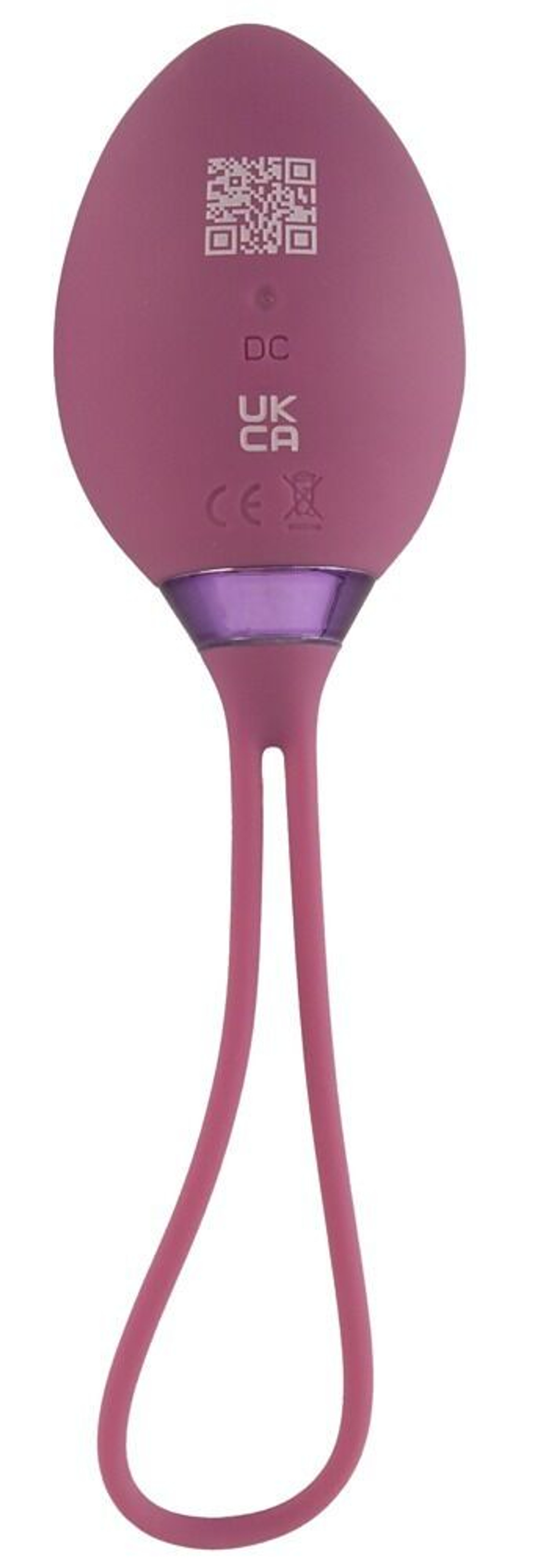 Фиолетовый вагинальный шарик ROVANA RC Love Ball