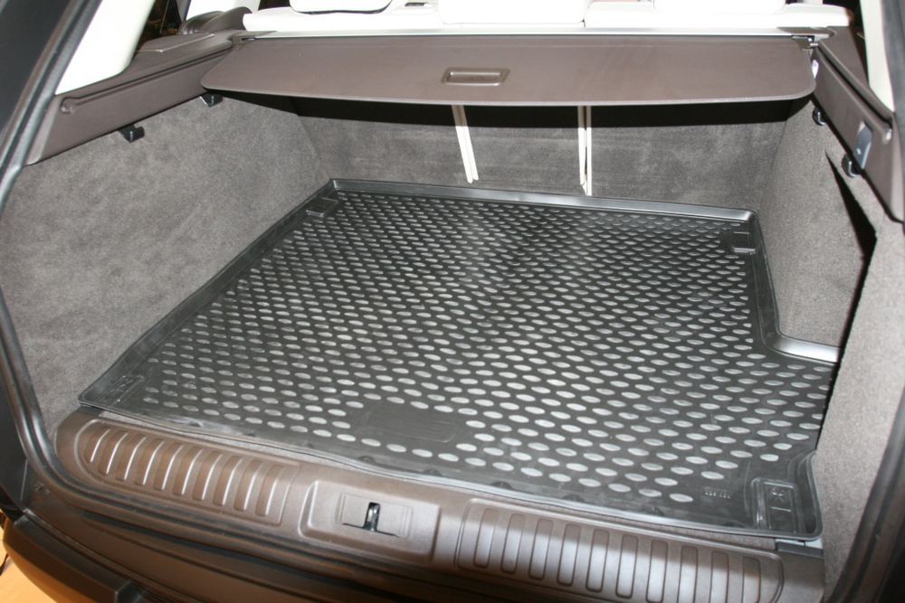 Коврик в багажник для LAND ROVER Range Rover Sport, 2015-, внедорожник , с рейлингами, 1 шт. (полиуретан) арт.CARLDR00006