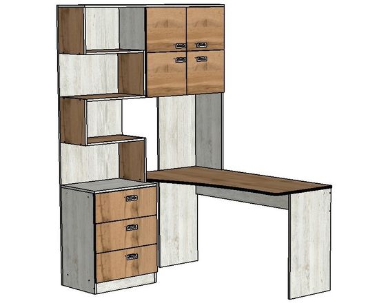 Стол письменный МАДРИД левый