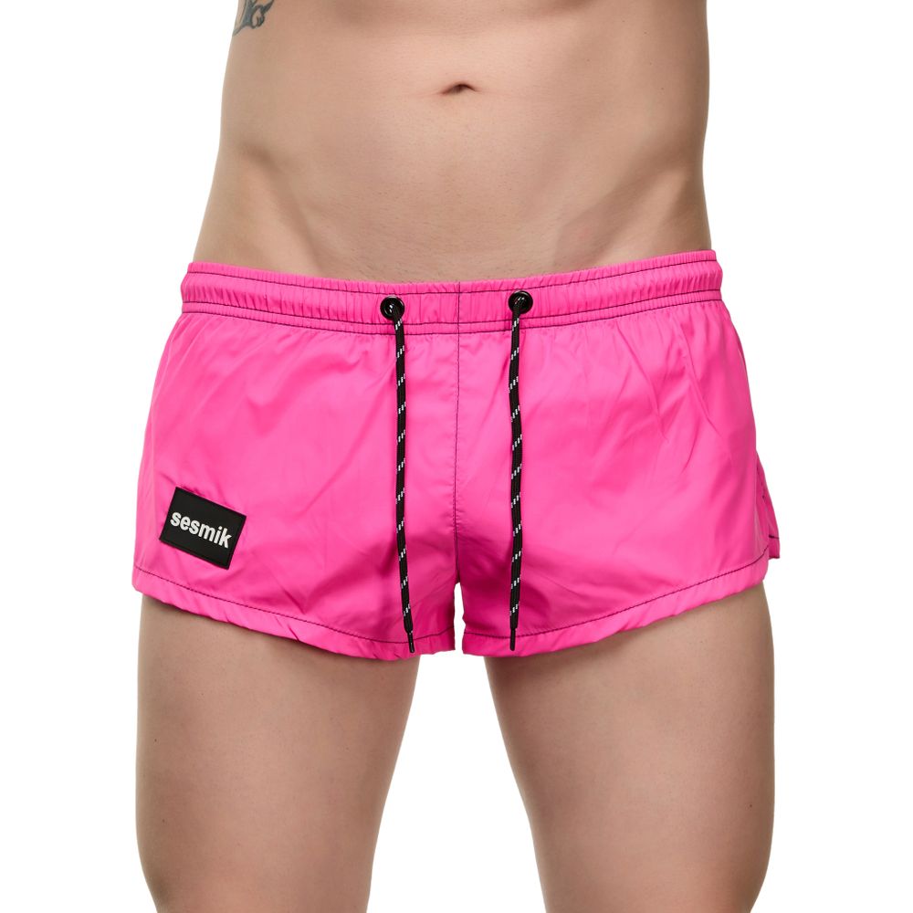 Мужские шорты фуксия Sesmik ALEX COLORS PINK