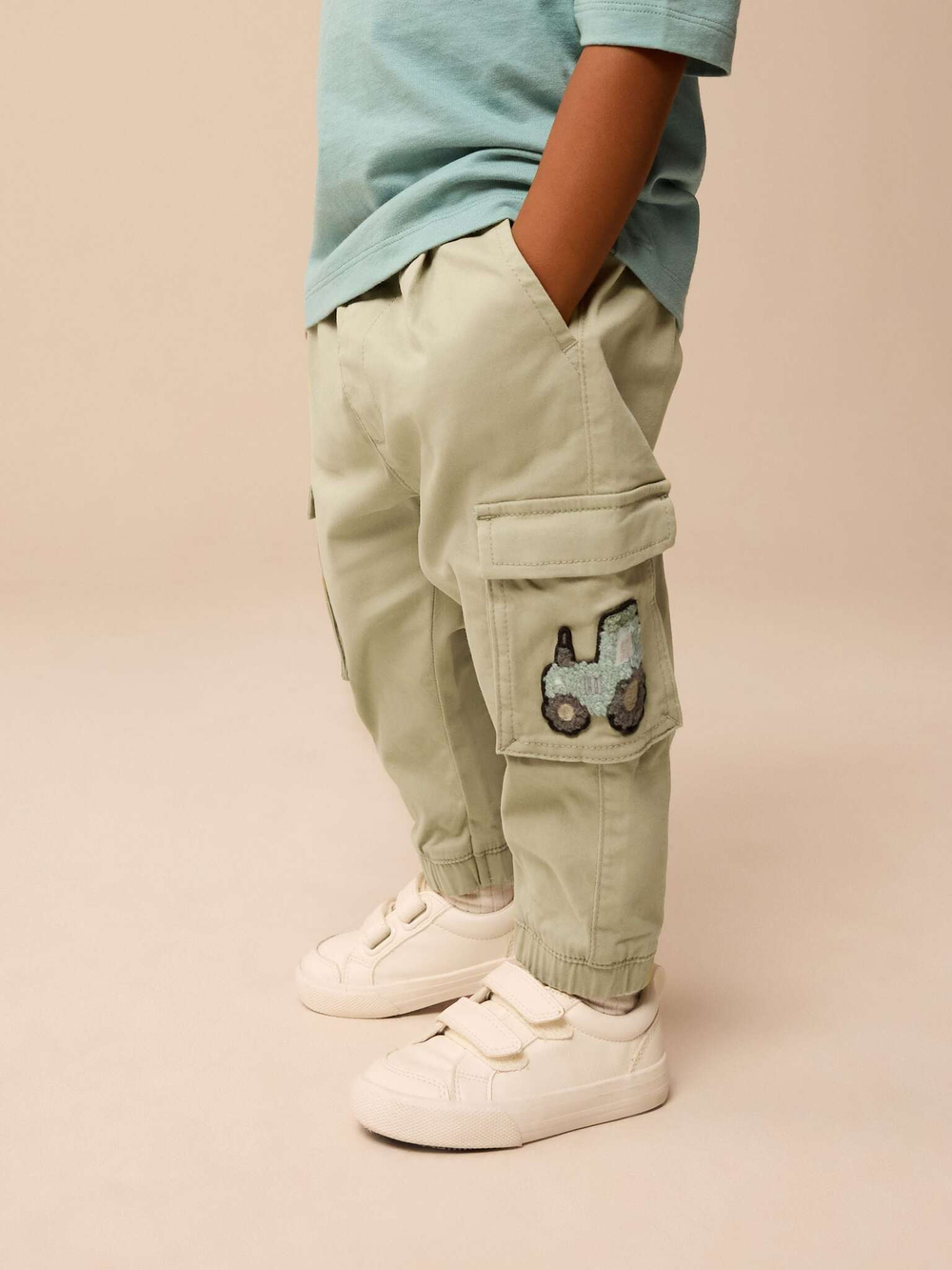 Брюки карго для мальчика Next CE44-891, Хаки