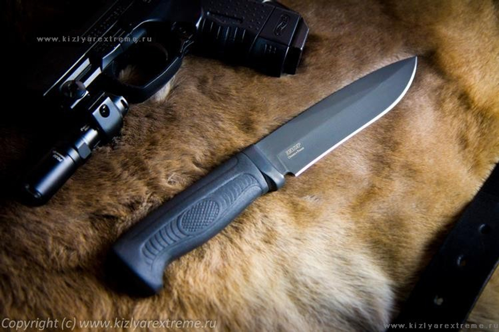 Тактический нож Амур-2 Черный Эластрон