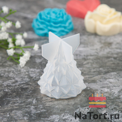 Силиконовый молд 3D «Елочка хрустальная»