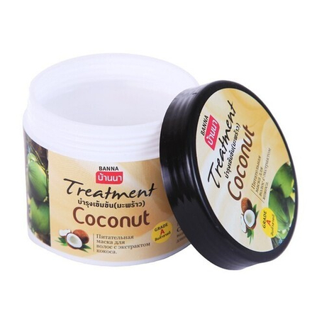 Banna Маска для восстановления поврежденных волос "Кокос", 300 мл