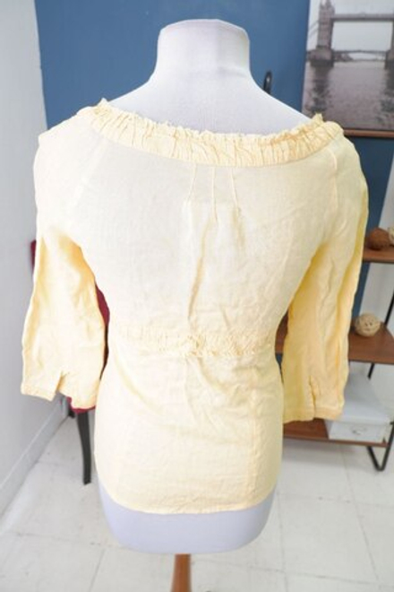 Блузка Promod легкая желтая 40 размер