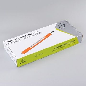 Блок аварийного питания 8W 046441 ARJ-EMG-8W-1.5H-LiIon-LONG Arlight