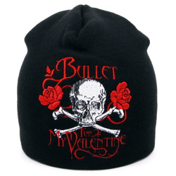 Шапка Bullet For My Valentine череп с розами