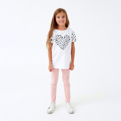 Легинсы для девочек "Amore" р.122-128 5425456 (KAFTAN)