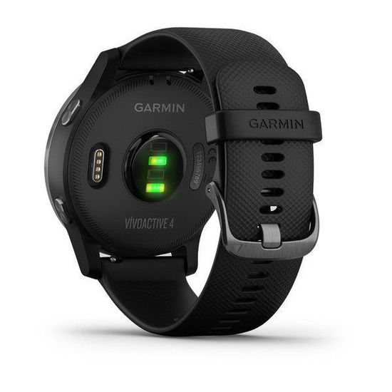 Смарт часы Garmin Vivoactive 4, черные с серым безелем 010-02174-13