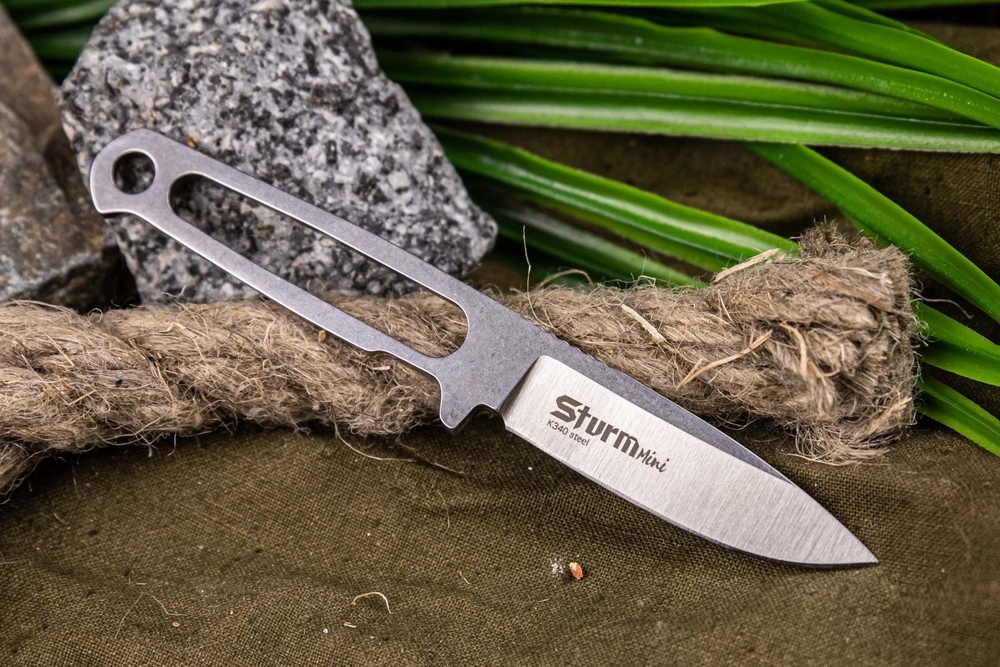 Туристический нож Sturm Mini K340 StoneWash
