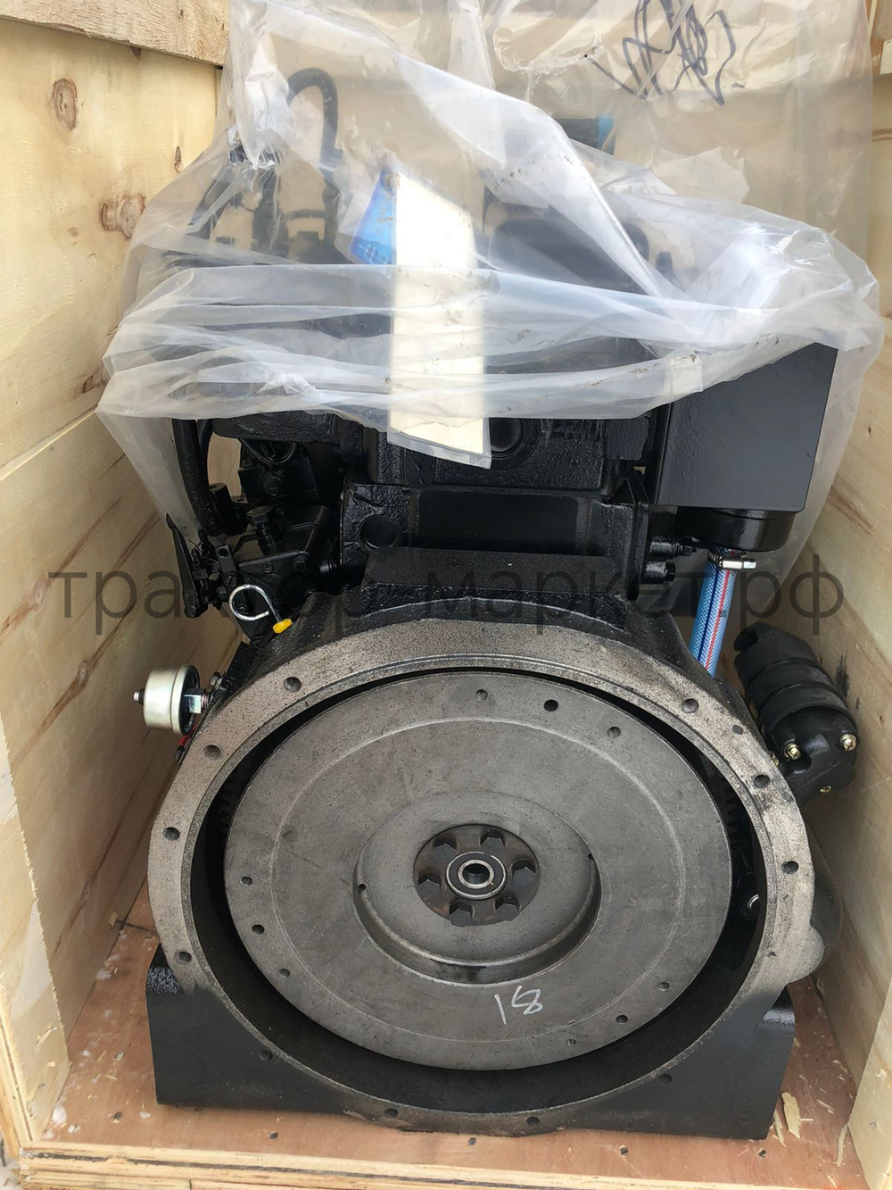 Двигатель дизельный КМ385BT — 47E1 DongFeng 244 с маховиком под лепестковую корзину сцепления D=290