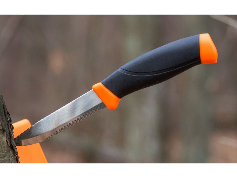 Нож Morakniv Companion F Serrated, нержавеющая сталь, 11829