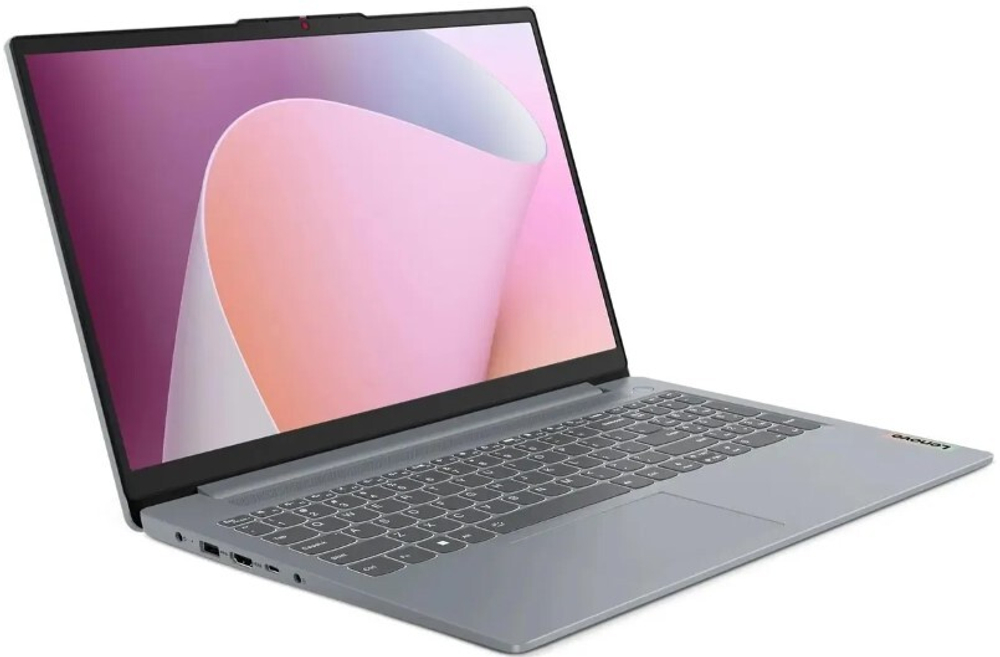 Ноутбук  Lenovo IdeaPad Slim 3 15AMN8 15.6 ", Ryzen 3, 8 Гб RAM, 256 Гб SSD, Radeon Graphics, Серый
