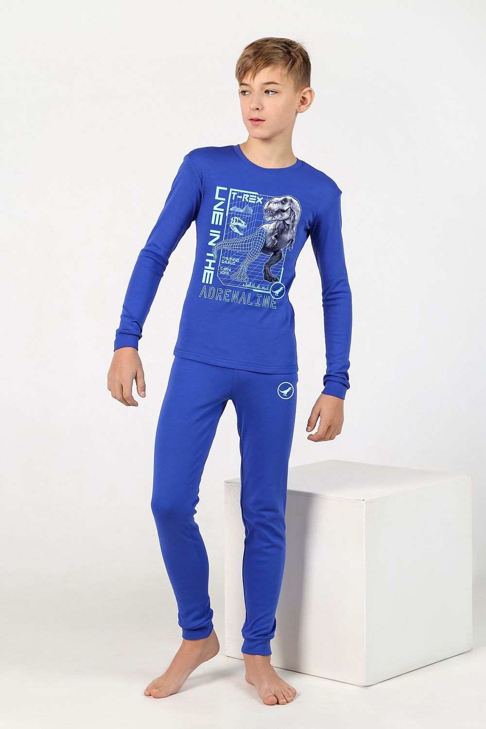 Пижама для мальчика Колор-2 Виотекс СИНИЙ