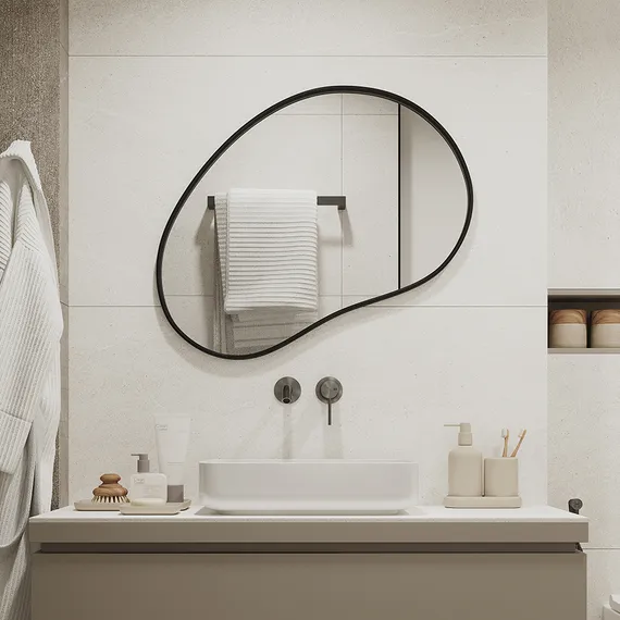 Подставка для ванных принадлежностей slim, светло-серая, большая