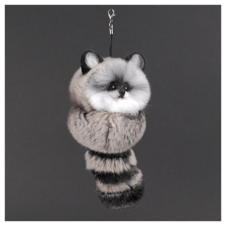 Брелок из меха «Енотик»