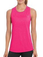 Спортивный топ без рукавов с сетчатыми вставками на спинке (Размер: XL) (Цвет: фиолетовый)