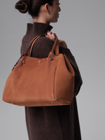 Замшевая сумка Vasilisa DBR 31210 вуд/велюр