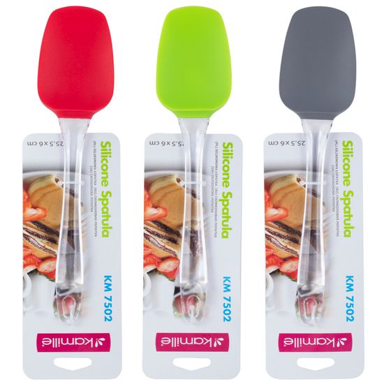 Лопатка кухонная силиконовая 25х6 см Kamille KM-7502