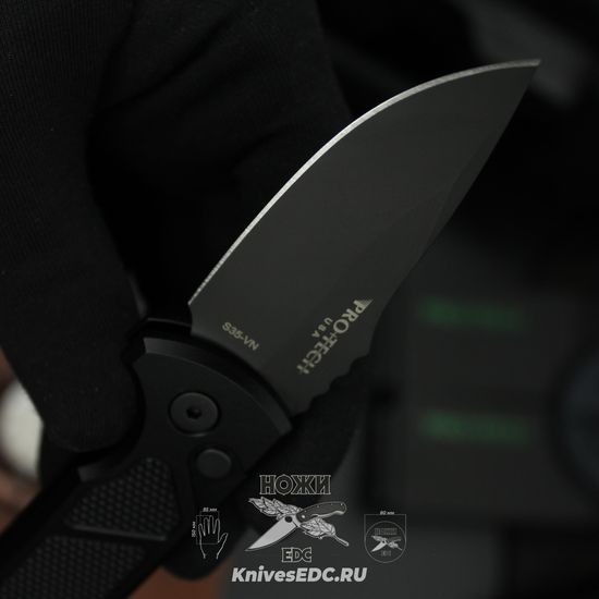 Складной нож Pro-Tech SBR LG407 из стали CPM-S35VN, рукоять алюминий