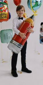Шар-фигура, фольга, "Карандаш" (Веселая затея), 31"/80 см, инд. уп. (БГ-30)