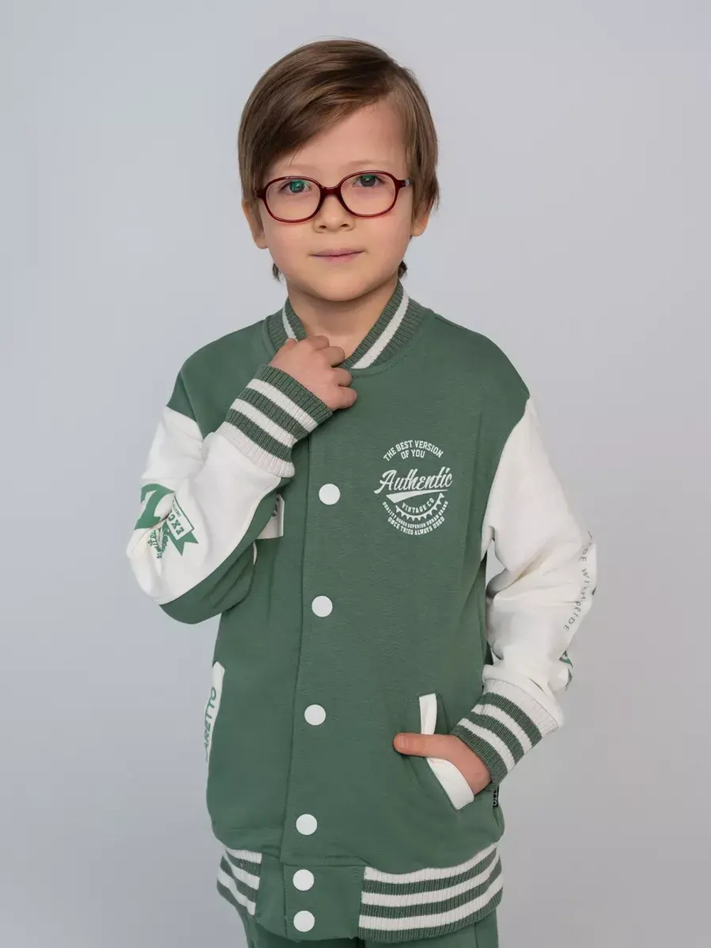 Костюм для мальчика в школу спортивный, бомбер и брюки