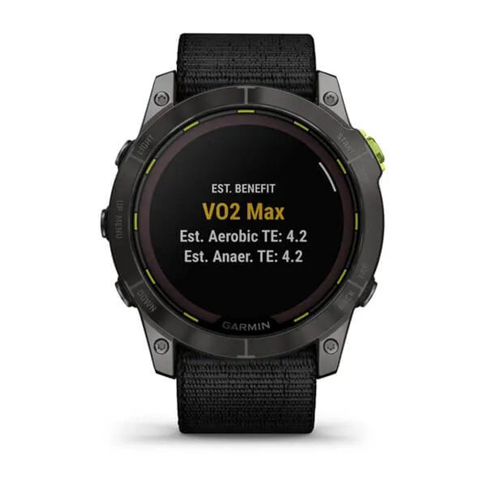 Мультиспортивные часы Garmin Enduro 2 угольно-серый DLC титановый с нейлоновым ремешком UltraFit 010-02754-01