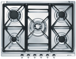 Газовая варочная панель Smeg SE70SGH-5