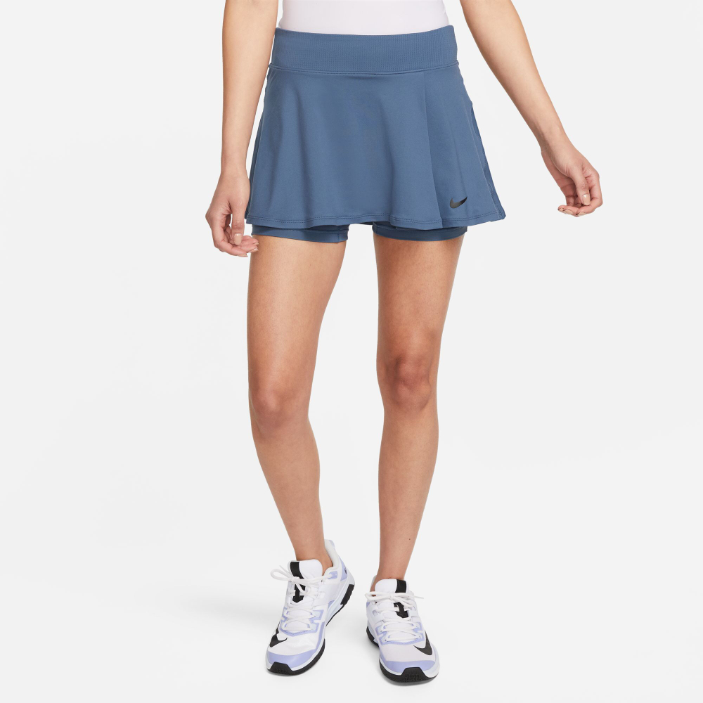 Женская теннисная юбка Nike Dri-Fit Court Flouncy Skirt Women - Blue