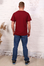 1113 Футболка мужская однотонная